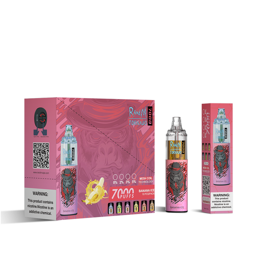 RAndM Tornado 7000 Puffs Disposable Vape Pack Of 10