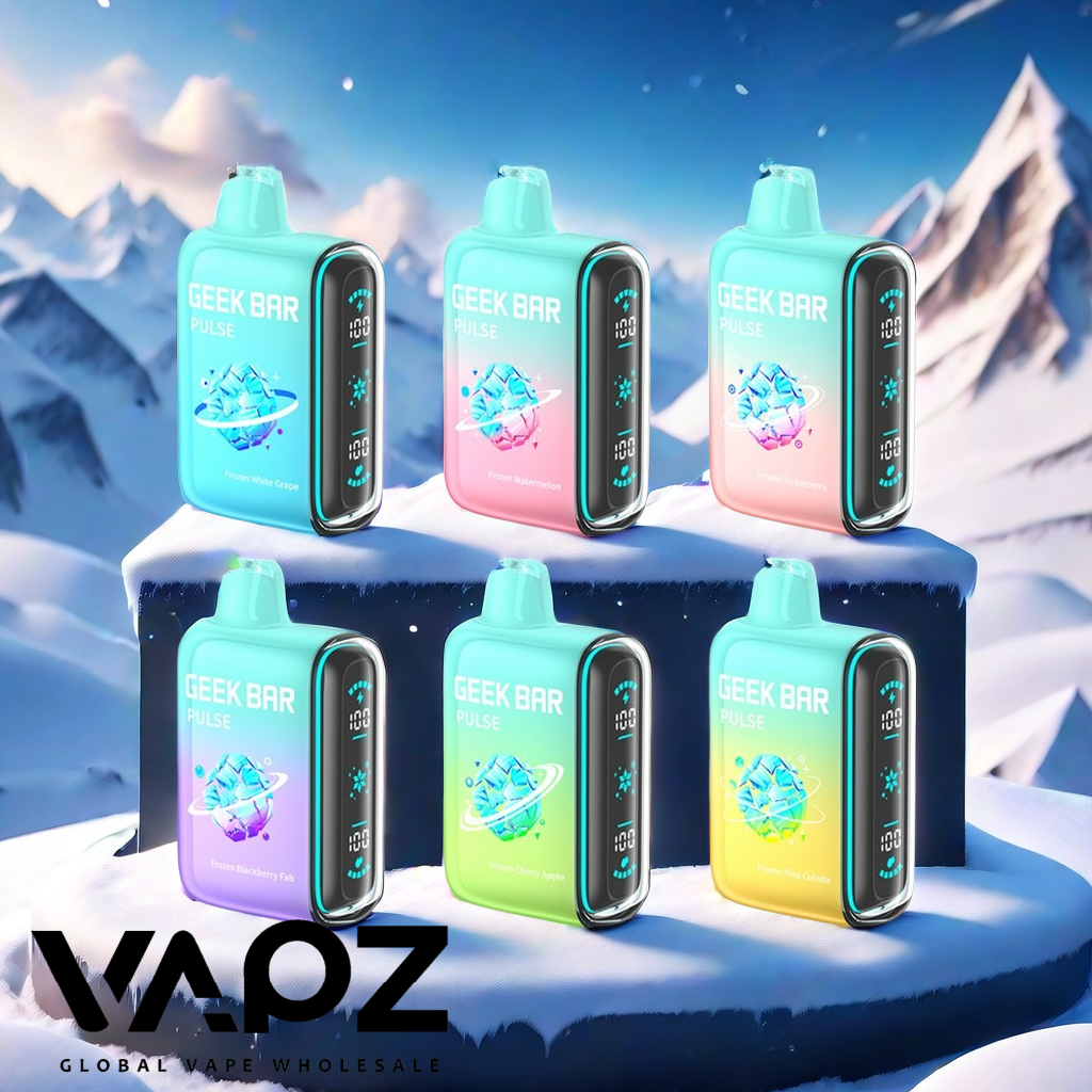 Geek Bar Pulse 15000 Puffs Frozen Edition Disposable Vape Wholesale
