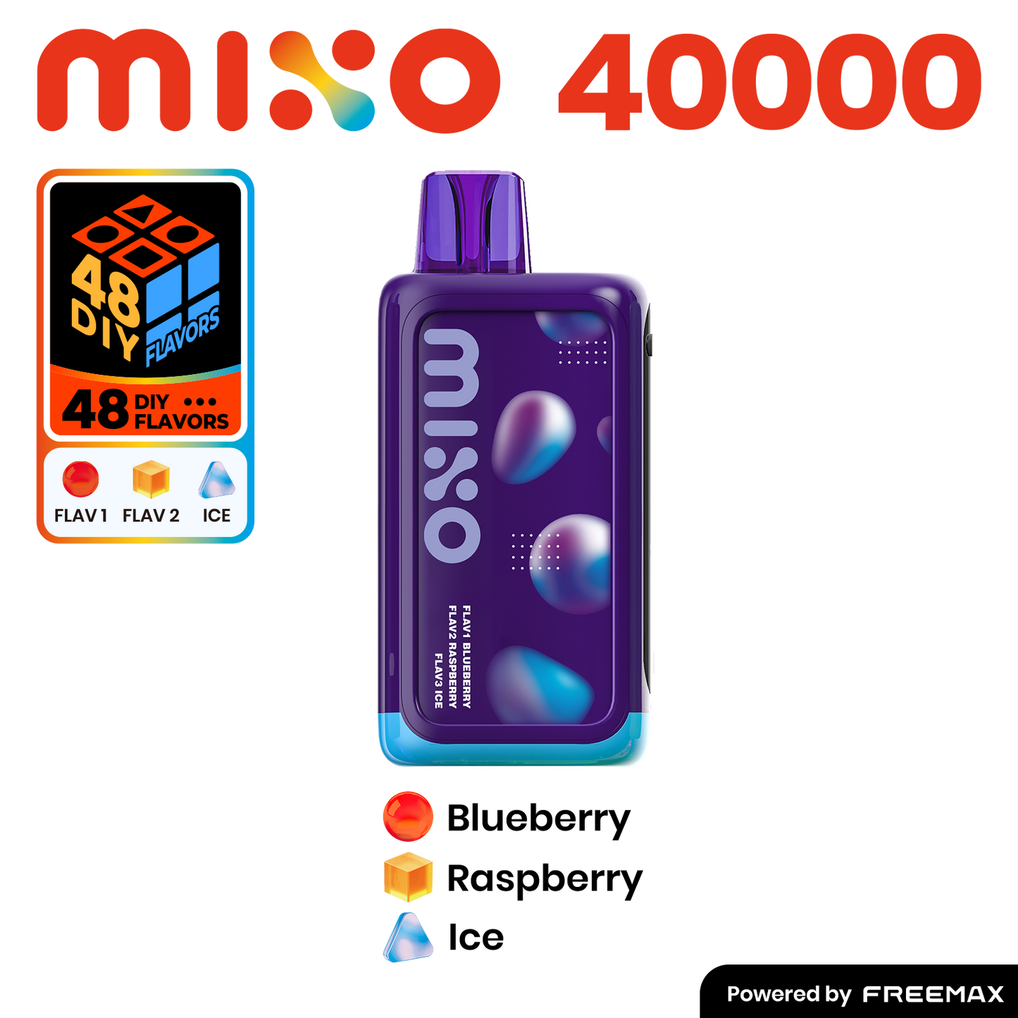 MIXO 40K by Freemax 3 Flavored Disposable