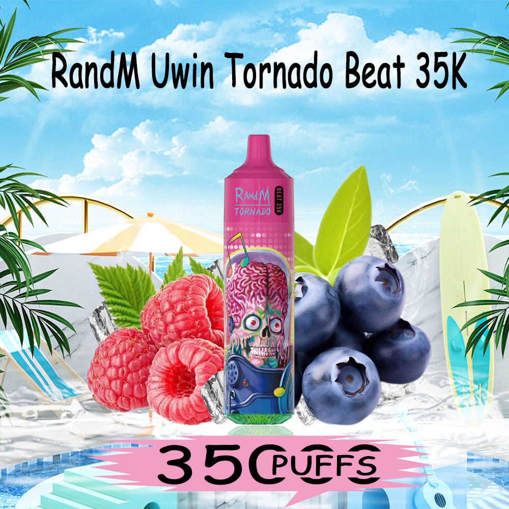 Uwin Tornado 35K Puffs Music Disposable Vape Pen | Rich flavors,Music-Synced LED Lights