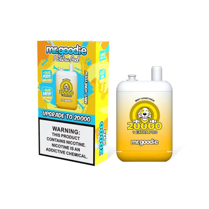 Mr.Goodie 20000 Puffs Vape - 40ml E-liquid, 2%-5% Nicotine, 12 Flavors