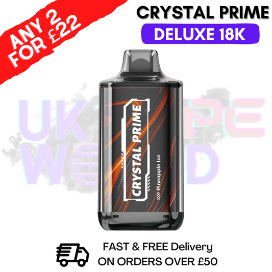 Pineapple Ice Crystal Prime Deluxe 18000 Puffs 18K PUFF