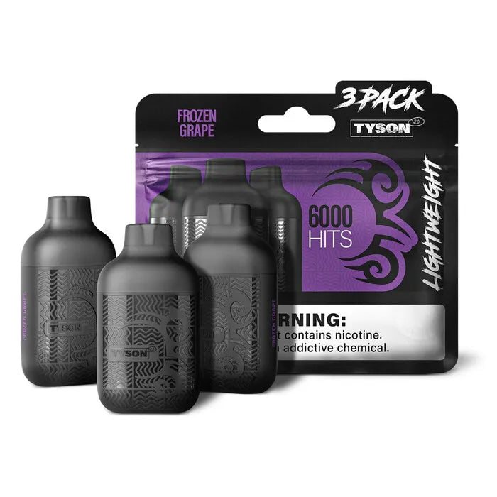 Tyson 2.0 Lightweight 6K - 3PK Vape