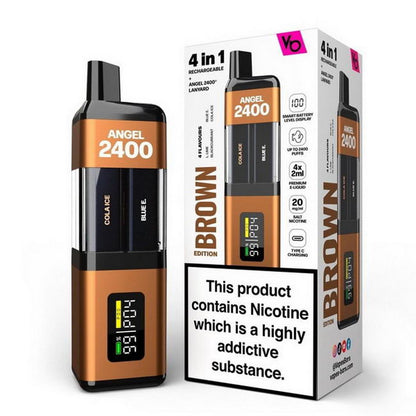 Vapes Bars Angel 4 in 1 2400 Rechargeable Vape Kit