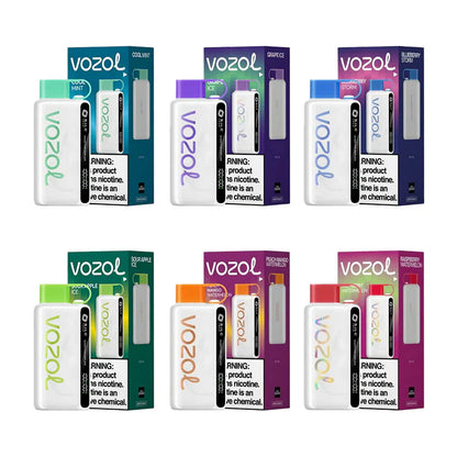 Vozol Star 12000 Puffs Disposable Vape-650mAh Battery, 20ml E-liquid, Multiple Nicotine 10 Flavors