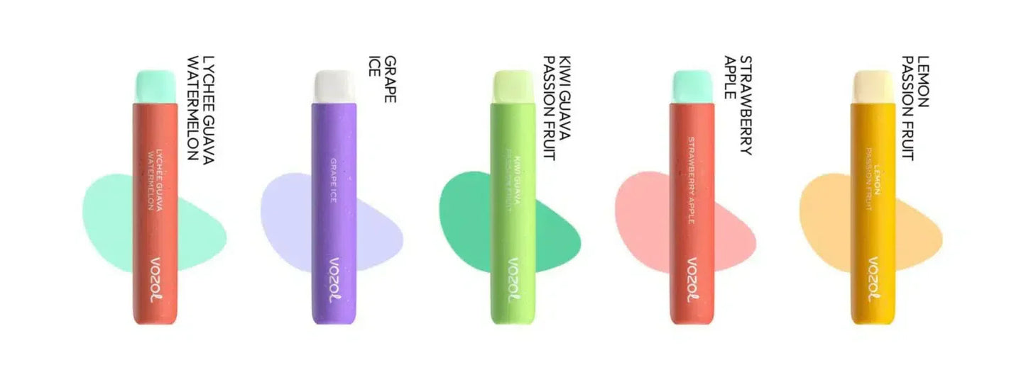 Vozol Star 600 puffs Bundle Disposable Vape Kit 20mg Nicotine 550mAh battery 15 Flavors