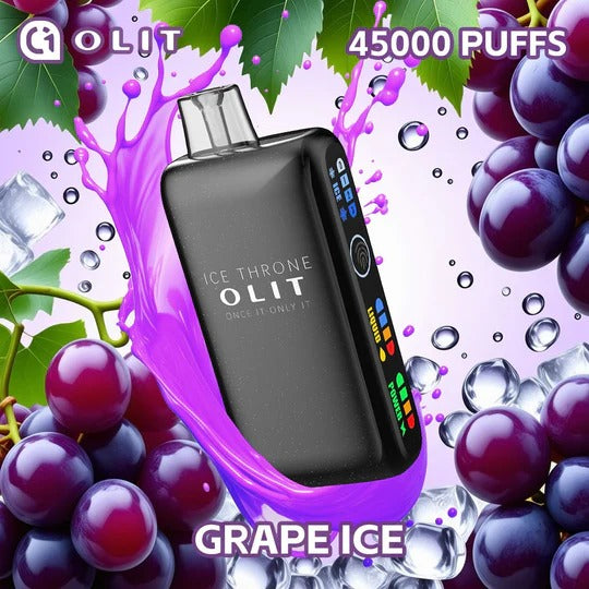 olit ice throne 45k Olit Ice Throne 45000 Disposable Vape 30ml 5%