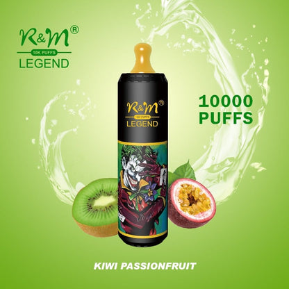 R&M legend 10000 Puffs 0% 2% 3% 5% Nicotine Rechargeable Disposable vape