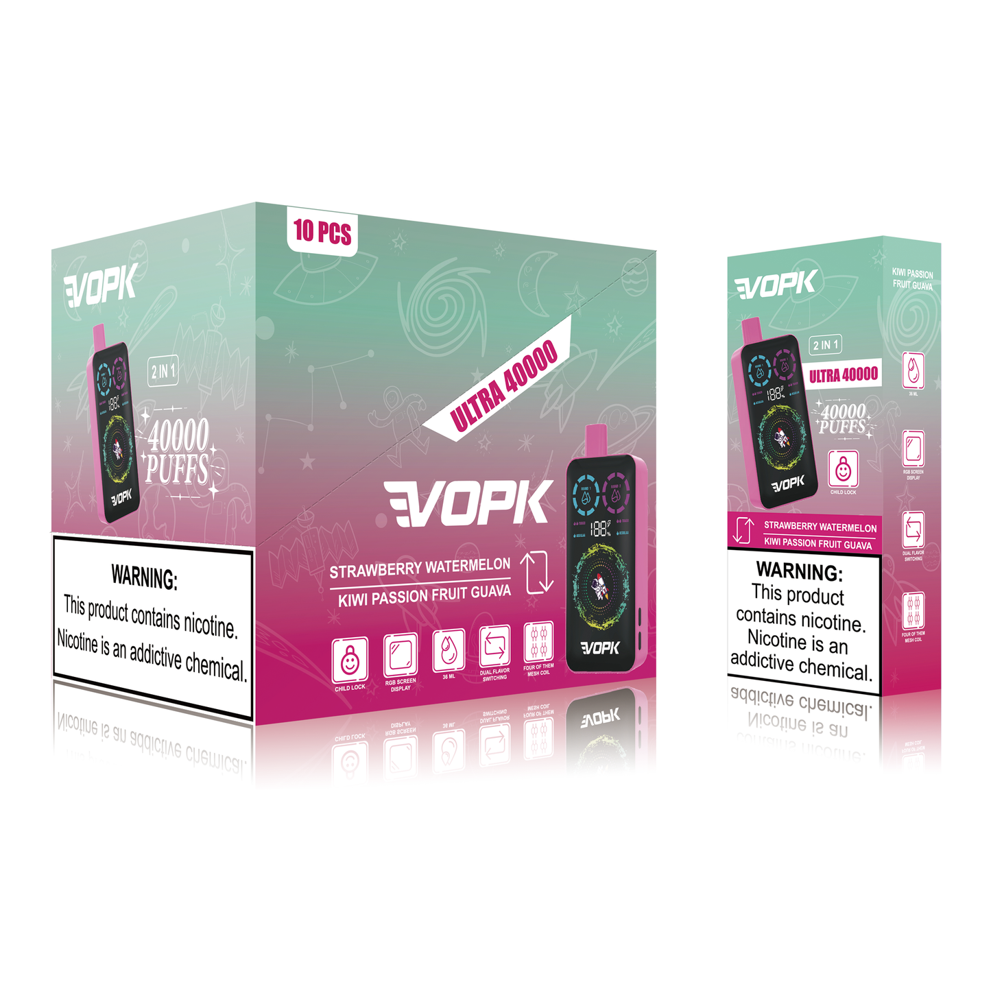 VOPK ULTRA 40000 Puffs Double Taste Disposable Vape – Advanced Features for Maximum Enjoyment