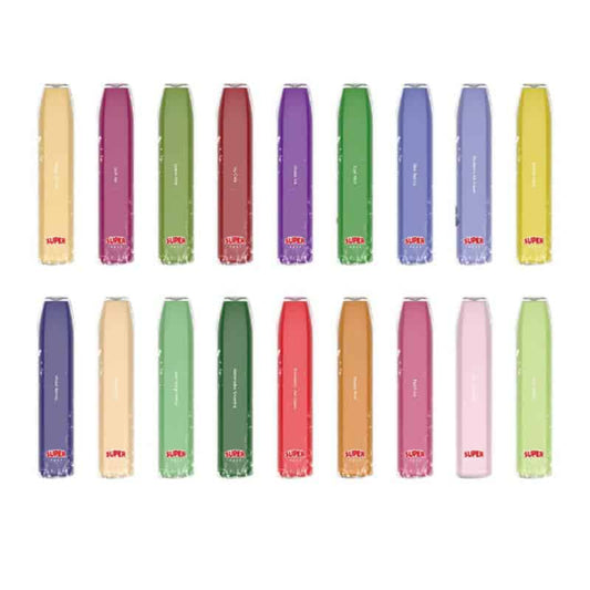 Super Stix 600 Disposable Vapes Bar 20mg 2ml tpd uk